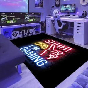 3D Carpet Rug - Non-Slip Floor Mat for Living Room & Bedroom - Perfect Home Deco